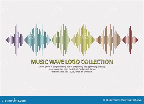 Music wave logo stock vector. Illustration of banner - 254877733