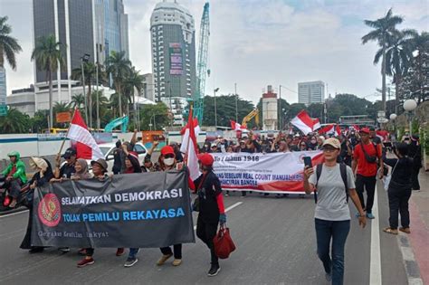 Polisi Kerahkan Personel Amankan Demo Relawan Ganjar Mahfud Tolak