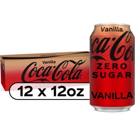 Coca Cola® Zero Sugar Vanilla Soda Cans 12 Pk 12 Fl Oz Fred Meyer