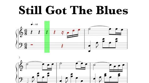 Gary Moore Still Got The Blues Sheet Music Chords Chordify