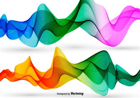 Vector Colorful Abstract Waves 110391 Vector Art At Vecteezy