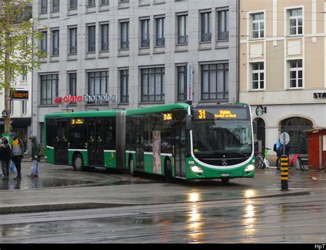 Bvb Mercedes Citaro Nr Bs Unterwegs In Der Stadt Basel Am