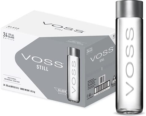 Voss Premium Still Glass Bottled Water Naturally Pure Crisp