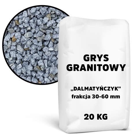 Grys granitowy Dalmatyńczyk 16 22 mm 20 kg Zielony Ogródek Twój