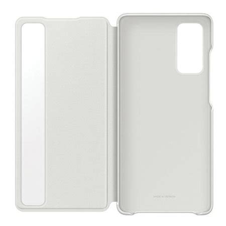 Official Samsung Galaxy S Fe Clear View Cover White