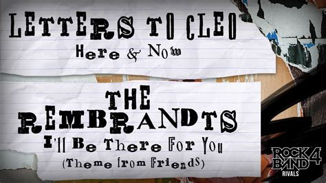 Harmonix Blog DLC Week Of 3 9 Letters To Cleo And The Rembrandts