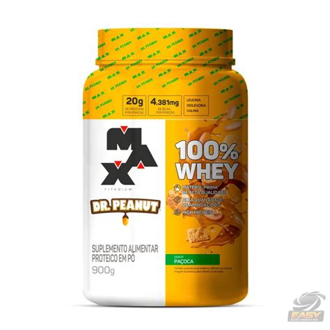 100 Whey Dr Peanut 900g Max Titanium