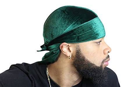 Velvet Durag 360 540 And 720 Waves Extra Long And Wide Green Size