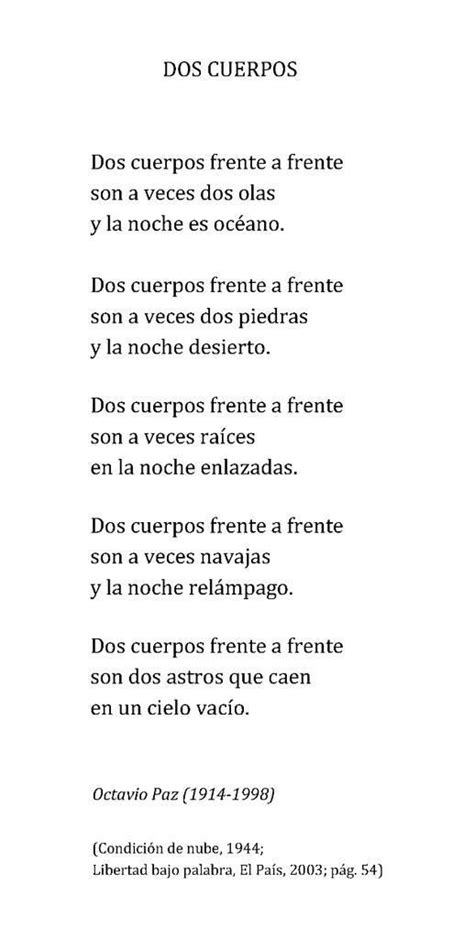 Poemas De Octavio Paz Cortos Para Niños Las 30 Mejores Frases De