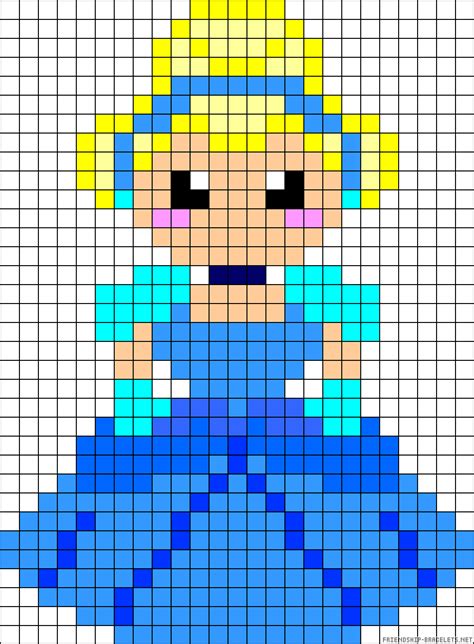 Pixel Art Disney Princesse Id Es Et Designs Pour Vous Inspirer En