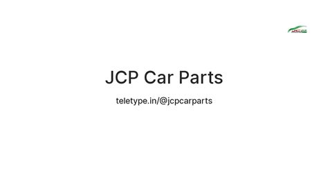 Jcp Car Parts Teletype