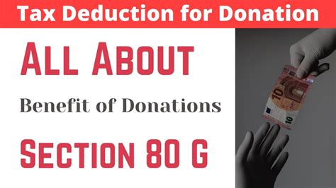 Tax Deduction For Donation Under Section 80g Cash Donation Limit Of Donation U S 80g Ay 2021