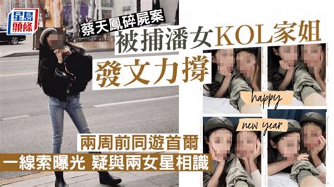 蔡天凤碎尸案丨被捕潘女kol家姐发文力撑 两周前同游首尔 一线索曝光疑与两女星相识 星岛日报