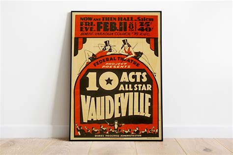 Old Theatre Poster, Vintage Poster, Musical Poster, Printable Art ...