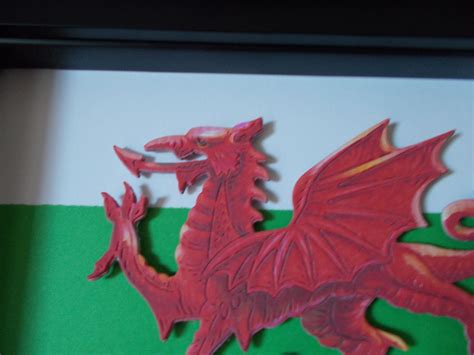 Welsh Dragon Art, Welsh Dragon Picture. Welsh Emblem Wall Art - Etsy