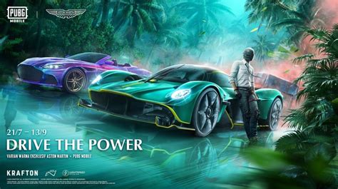 Kolaborasi PUBG Mobile Aston Martin Tampilkan Tiga Mobil Sport Ultra