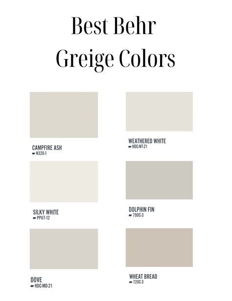 2024 Best Greige Paint Colors Greige Paint Colors Paint Colors For