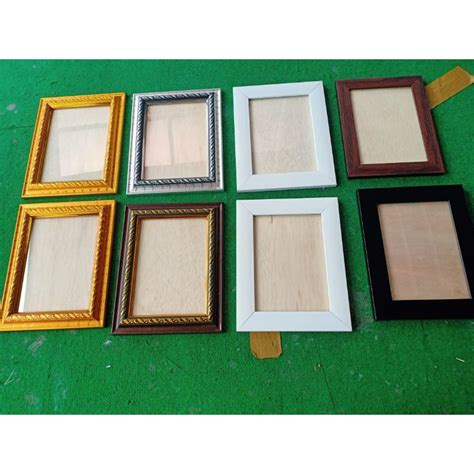 Jual Bingkai Pigura Frame Foto 5r MIN BELI 2 GENAP Indonesia Shopee