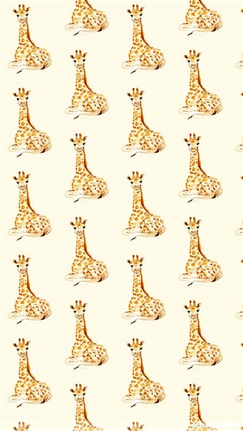 Giraffe Pattern Wallpaper