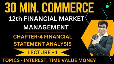 Financial Market Management Class 12 Chapter 4 Financial Statement Analysis Fmm Class 12