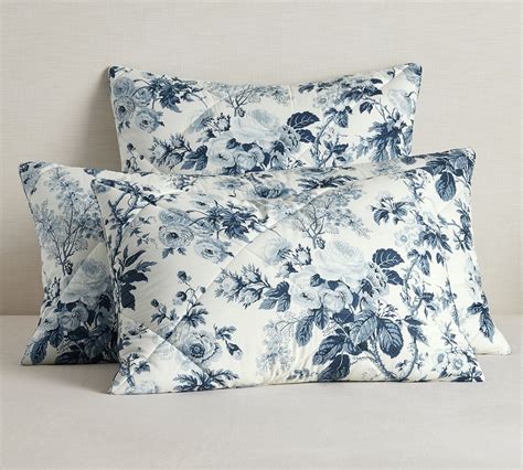 Garden Floral Percale Comforter Pottery Barn