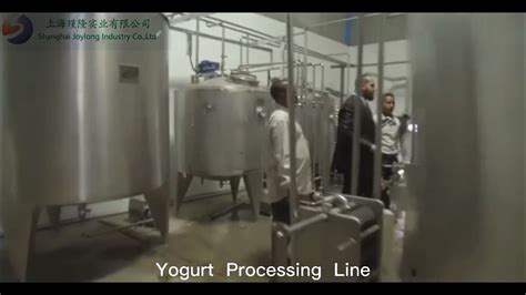 Yogurt Processing Line Youtube