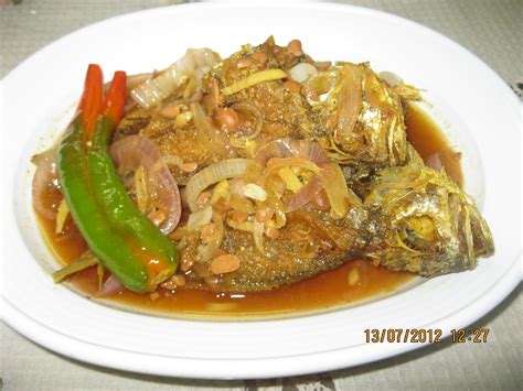 Resepi Cikgu Ani Ikan Gelama Masak Taucu