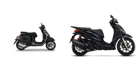 Motorrad Vergleich Vespa Gts 125 Super 2023 Vs Piaggio Medley 125 S 2022