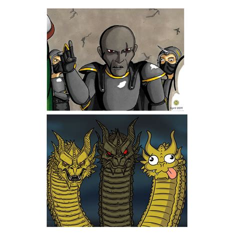 Three Headed Dragon Resemblance Three Headed Dragon Know Your Meme