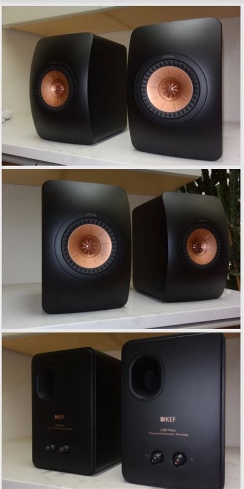 Sold Fs Kef Ls Meta Black Speakers Stereo Home Cinema