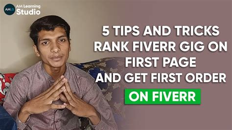 5 Fiverr Tips Tricks How To Get First Order On Fiverr Rank Fiverr