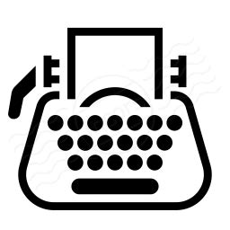 IconExperience » I-Collection » Typewriter Icon