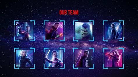 Free Animated Avengers Theme Template PowerPoint Google Slides