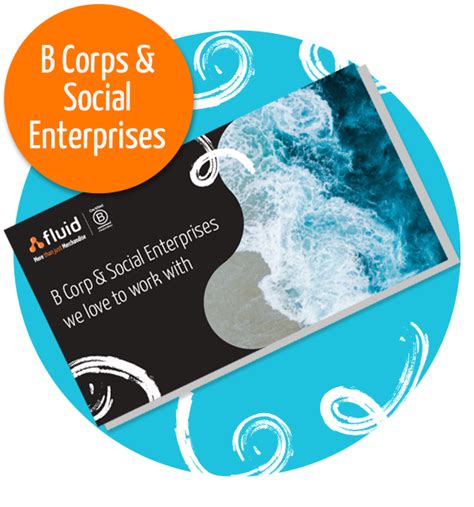 B Corp And Social Enterprise Brochure From Fluid Branding