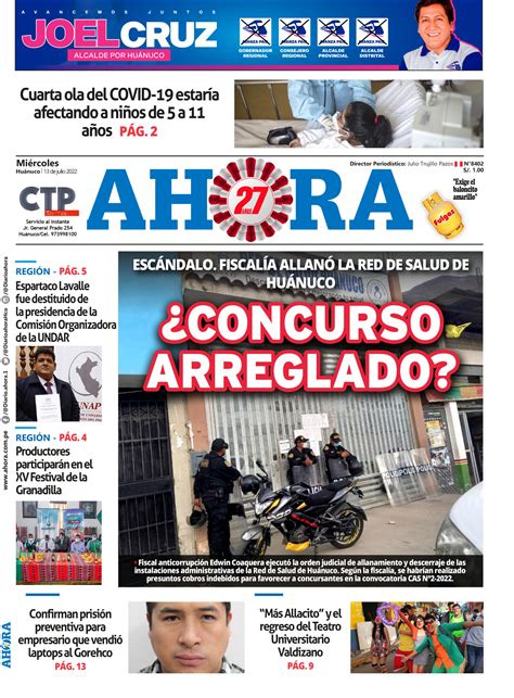 Edici N Digital Diario Ahora Diario Ahora