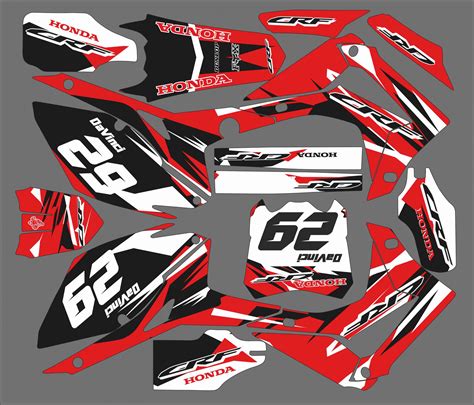 Gráficas Honda 450 CRF 2013 2016 Monster Kitdeco moto fr