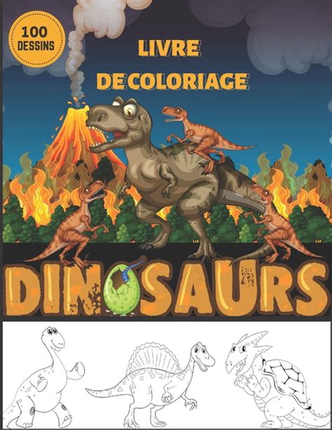 Livre De Coloriage Dinosaurs Dinosaure Livre De Coloriage Pour Les