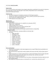 Case Study Acute Pancreatitis Docx Case Study Acute Pancreatitis