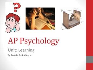 Ap Psychology Learning Power Point PPT