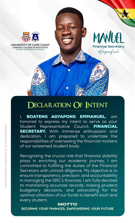 Declaration Of Intent For Fs Flyer Designed By Oppomence Graphics In