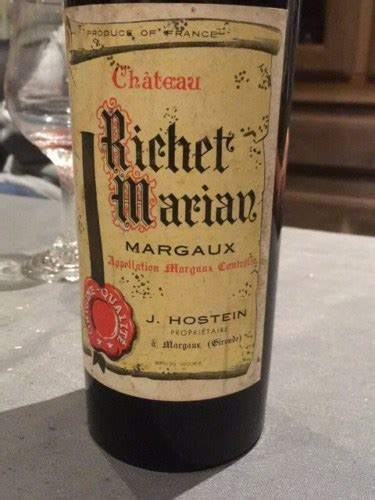 Château Richet Marian Margaux Vivino Brasil