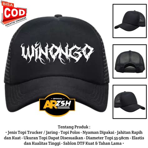 Jual Topi Pencak Silat Sh Winongo Trucker Jaring Shopee Indonesia