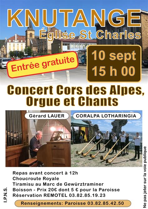 Concert Cors Des Alpes Orgue Et Chants Dioc Se De Metz