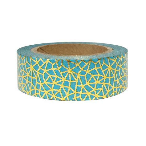 Wrapables Washi Tapes Decorative Masking Tapes Turquoise Shards