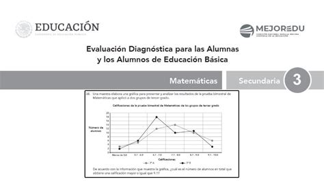 Examen Diagnostico Tercero De Secundaria MEJOREDU Problema 38 YouTube