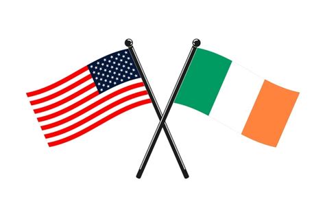 American Flag Irish Flag Images Stock Photos D Objects