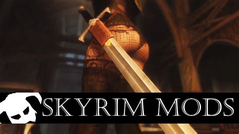 Skyrim Mods 005 Swords Fences Dat Ass Idle YouTube