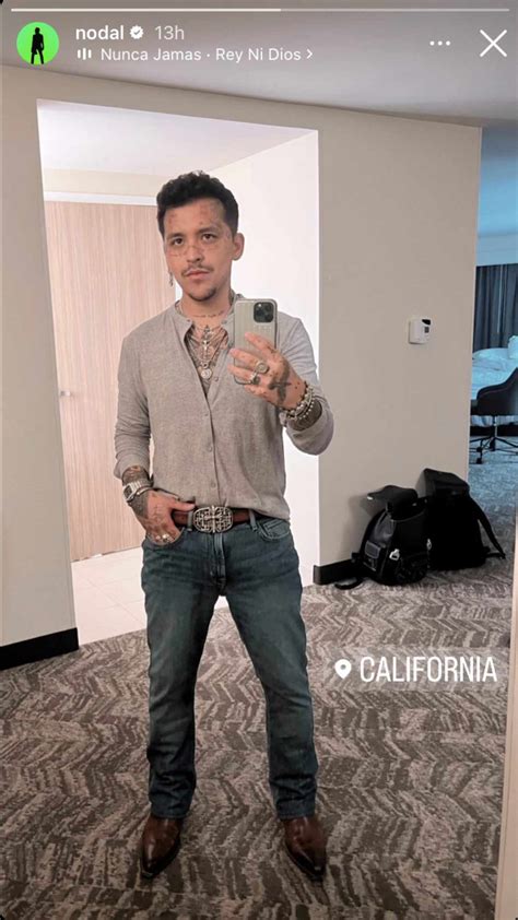 Tras Convertirse En Padre Christian Nodal Presenta Nueva Imagen