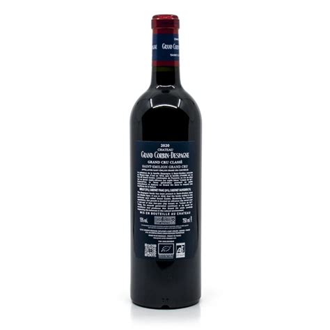 Château Grand Corbin Despagne AOC Saint Émilion Grand Cru Rouge 2020