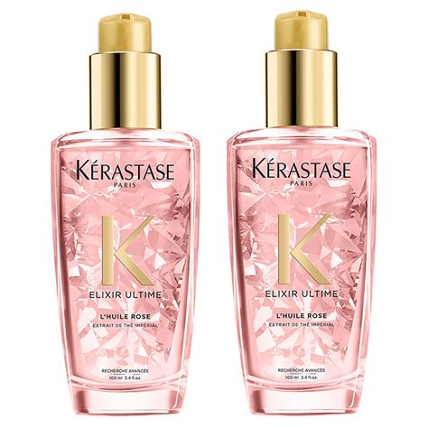 K Rastase Elixir Ultime Rose Hair Oil Duo Ml Lookfantastic